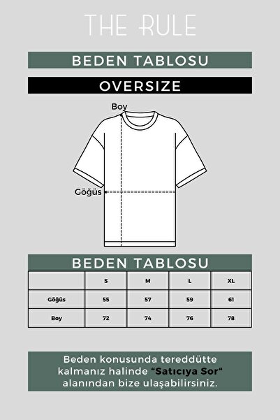 THE RULE Unisex μοτίβο σάλι εφημερίδας με στάμπα Oversize 100% βαμβακερό μπλουζάκι με μαλακή υφή με λαιμόκοψη