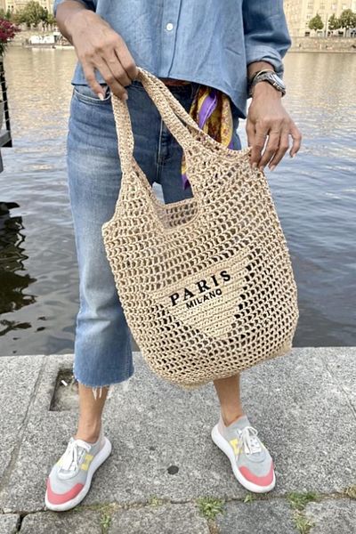 İstangül Butik Porta Di Sole XL Straw Bag