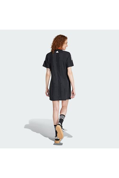 adidas Rochie tricou jacquard cu 3 dungi Tiro Cut
