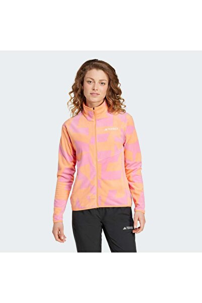 adidas Terrex Multi Printed Full-Zip Fleece Fermuarlı Üst