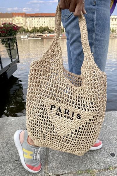 İstangül Butik Porta Di Sole XL Straw Bag
