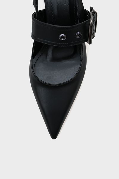 Capone Outfitters Pantofi de damă Riva cu curea cu spate deschis și cu toc gros
