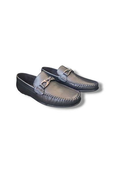 Growish Ge0189 Genuine Leather Flexible Soft Leather Mythological Women's Buckled Men's Loafer Ballet Shoes