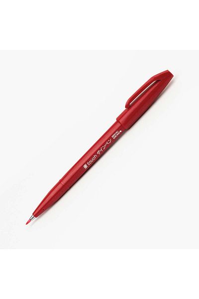Pentel Brush Sign Pen Touch Red