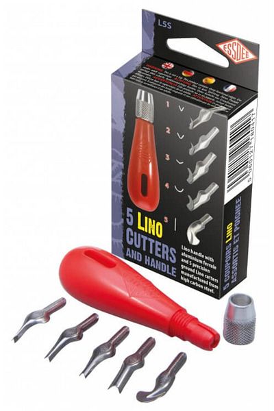 Essdee Lino 5-Piece Carving and Printing Set