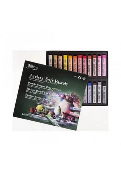 Mungyo Gallery Artists Set of 24 Full Size Powder Pastels (SOFT PASTEL)