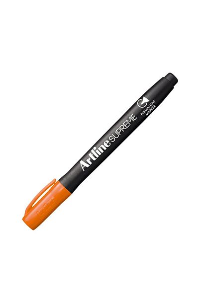 artline Supreme Permanent Marker 1 Mm - Orange