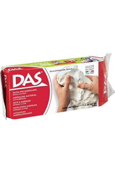 DAS COLLECTION Das Seramik Hamuru Beyaz 1/2 Kg. (500 Gram) - 1 ADET