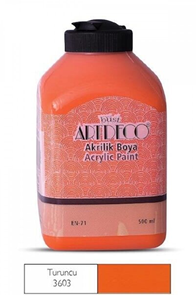 Artdeco Akrilik Boya 500ml Turuncu / 3603