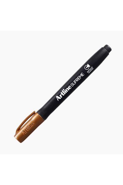 artline Supreme Permanent Metallic Marker 1 Mm - Metallic Bronze
