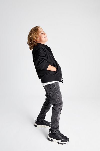 Vicco Unisex Kids Outdoor Black Jacket