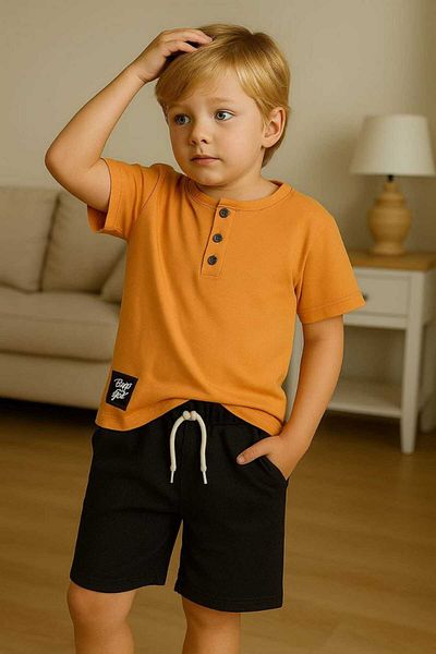 krm kerem bebe New Season Denim Summer Boy's Suit