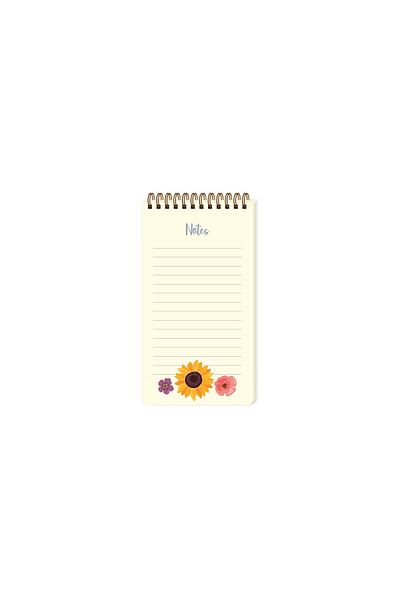 KESKİN COLOR Keskin Color Paperback Spiral To Do List - Sunflower