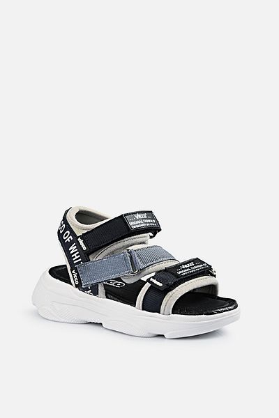 Vicco Chester Embroidered Boys' Preschool Denim Sandals