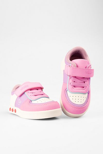Vicco Sam Lighted Girls Preschool Pink Sneaker