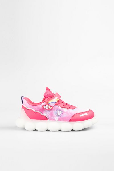 Vicco Balloon Lighted Baby Girl Fuchsia Sneakers