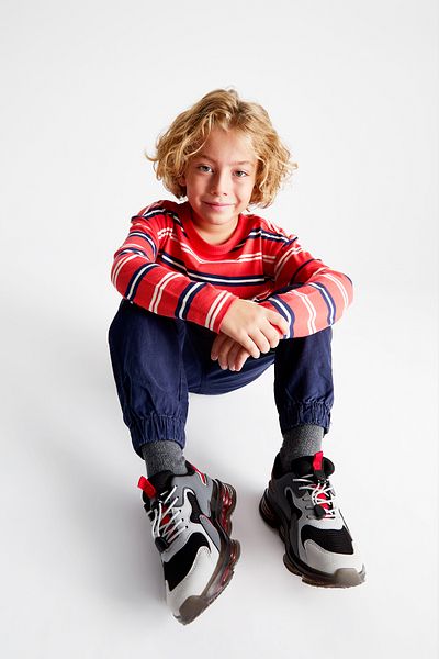 Vicco Mask Basic Boy's Black Sports Shoes