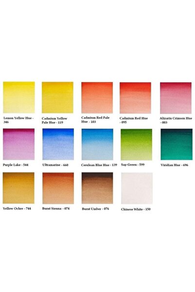 Winsor Newton Cotman Kompakt 14 Renk Tablet Suluboya Set