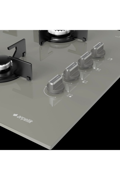 Arçelik Ocd T 651 Eg Grion Gri Cam Ankastre Ocak