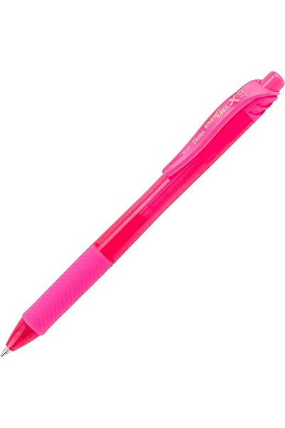 Pentel Energel 0.7mm Basmalı Jel Kalem Pink / BL107-P