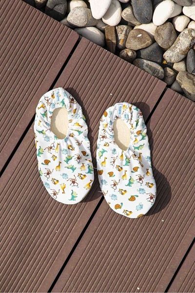 Bondilolly Non-Slip Safari Patterned Children's Sea Shoes