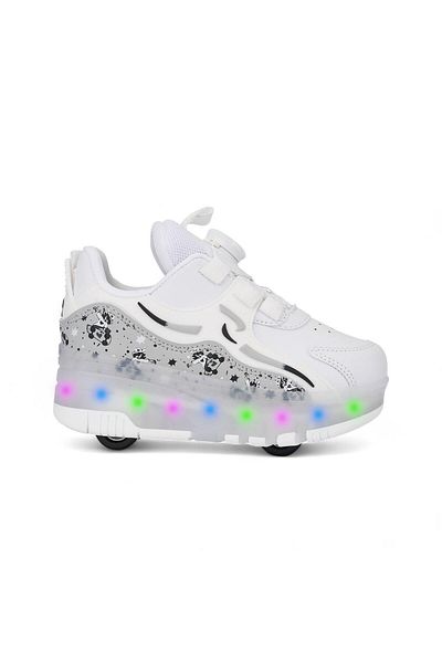 MAJHİ Rocky Skates Orthopedic Lighted Roller Skates Sports Skateboard 4 Wheel Children's Shoes