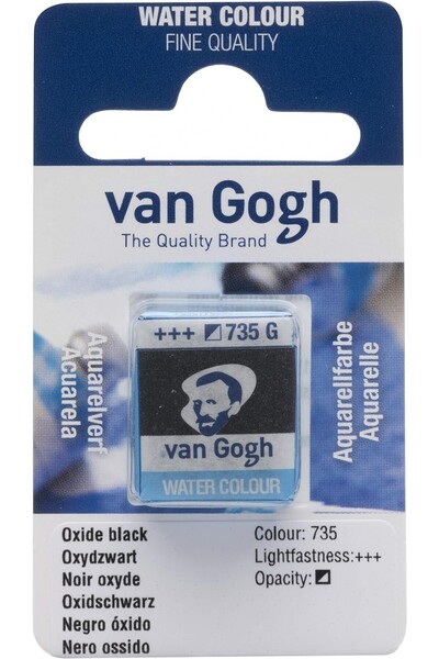 Talens Van Gogh Suluboya Tablet Oxıde Black -735
