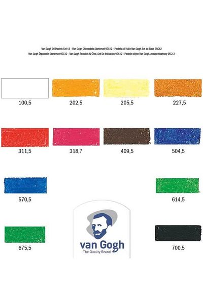 Van Gogh 12'li Yağlıpastel Boya Seti / 95860012