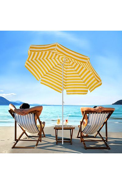 Boldy Garden Umbrella - Beach Umbrella - Sea Umbrella - Seaside Umbrella - Balcony Pool Umbrella 200 Cm.