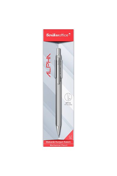Scrikss Alpha 0.7mm Mechanical Pencil Gray /