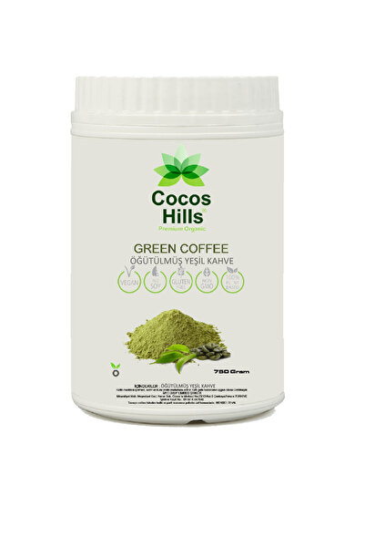 Cocos Hills Ground Green Coffee Öğütülmüş Yeşil Kahve 750 gram