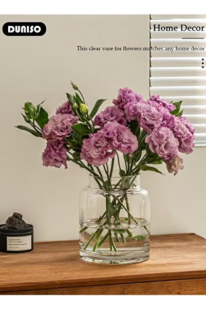 Generic Creative Transparent Glass Vase Craft Aesthetic Decoration Hydroponic Plant Desktop Decoration