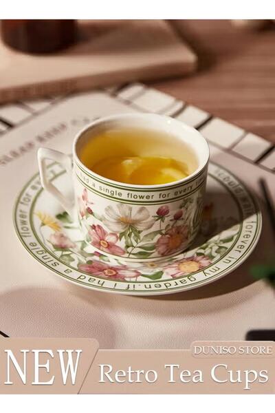 Generic Vintage Teacup And Saucer Set, Tea Party Porcelain, Tea Set, Coffee M...