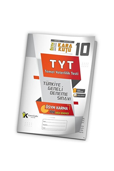 Karakutu Yayınları 2026 TYT ÖSYM Arşivi Karma Kara Kutu Çıkmış Soru Türkiye G...