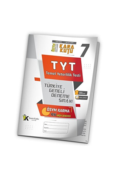 Karakutu Yayınları 2026 TYT ÖSYM Arşivi Karma Kara Kutu Çıkmış Soru Türkiye G...