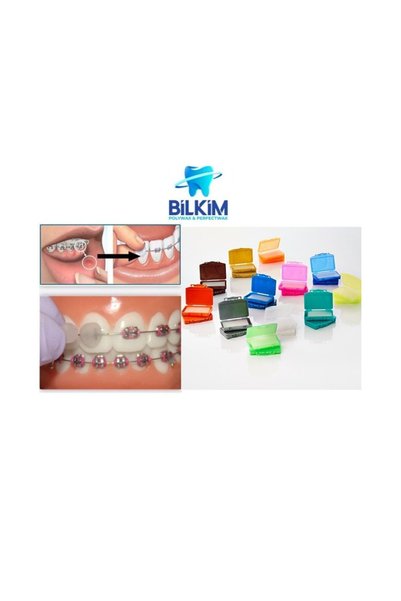 POLYWAX 5 Adet Aromalı Ortodonti Mumu- Diş Teli Mumu - Braket Mumu Wax- Ortodontik Wax - Karışık Koku