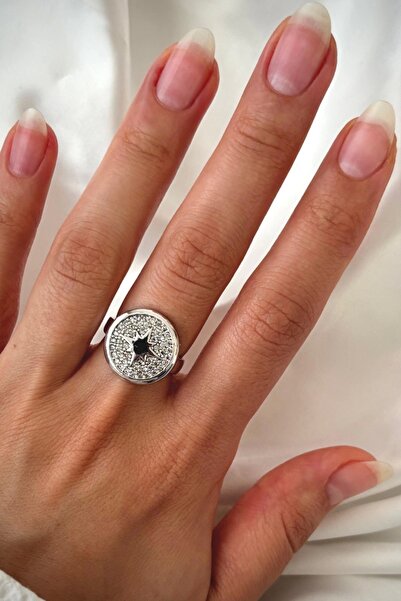 Leo'Stone New Season Starwars Plate Polar Star Design Adjustable Women's Ring