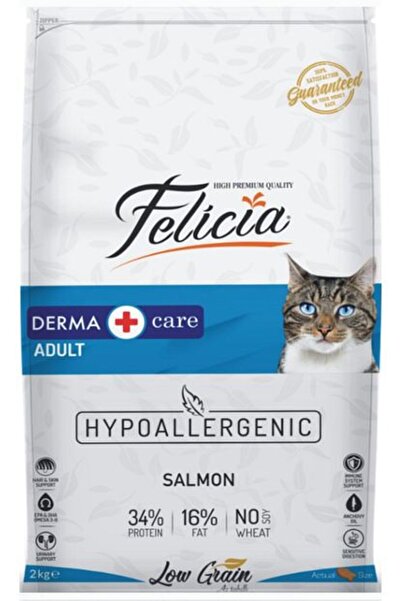 Felicia Yetişkin Somonlu Az Tahıllı Hypoallergenic Kedi Maması 2 kg