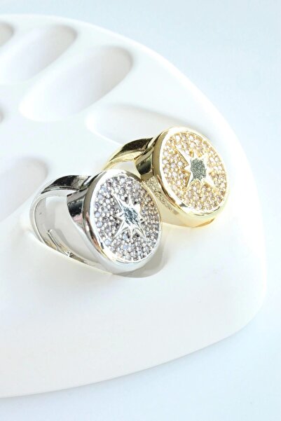 Leo'Stone New Season Starwars Plate Polar Star Design Adjustable Women's Ring