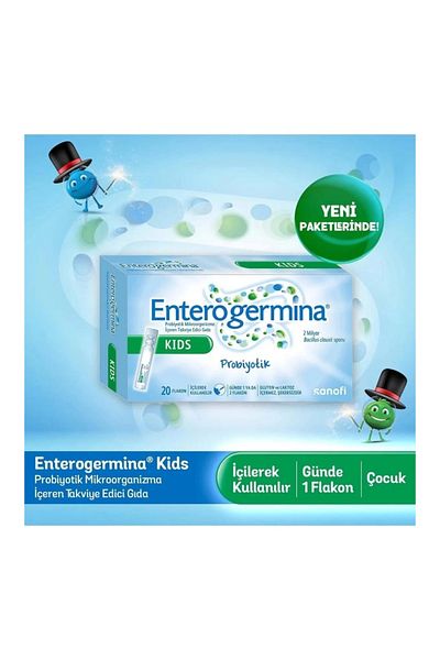 Enterogermina Kids 5 ml 20 Vials X 3 Pieces Happy Child Package -Kofre