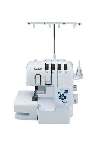 Brother 2504d Electric Overlocker Sewing Machine Ideal For Seams And Hems Made In Vietnam White/blue