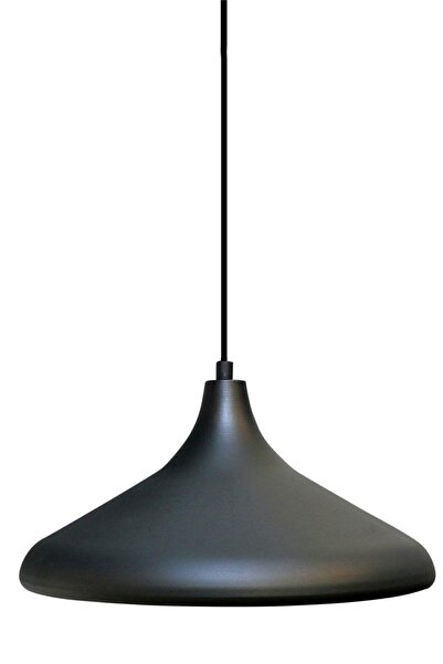 Lambadar Aura Metal Tekli Siyah Sarkıt Avize Retro Rustik Model Modern Endüstriyel Mufak Hol Cafe Salon Avize