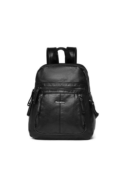 BARCELONA 21K Washed Leather Medium Size Women's Backpack 21-K Barcelona 1846-7
