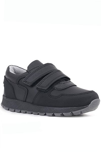 Rakerplus Pantofi sport negri din piele naturală pentru copii - utilizare zilnică