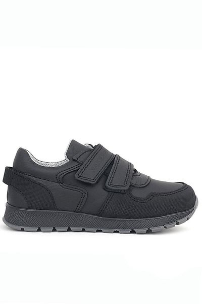 Rakerplus Pantofi sport negri din piele naturală pentru copii - utilizare zilnică