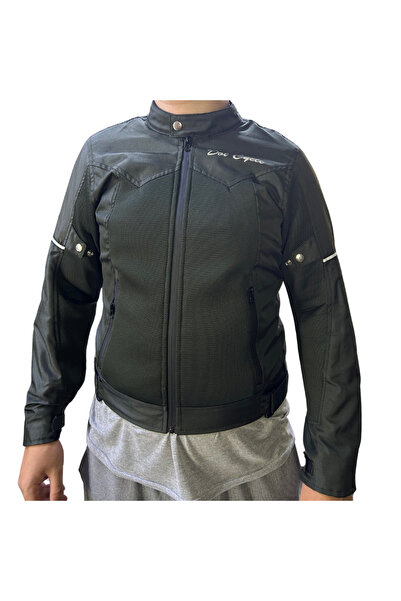 DOT CYCLE Yerli Üretim Motosiklet Yazlık Mont CE Onaylı Omuz Dirsek Koruması ...