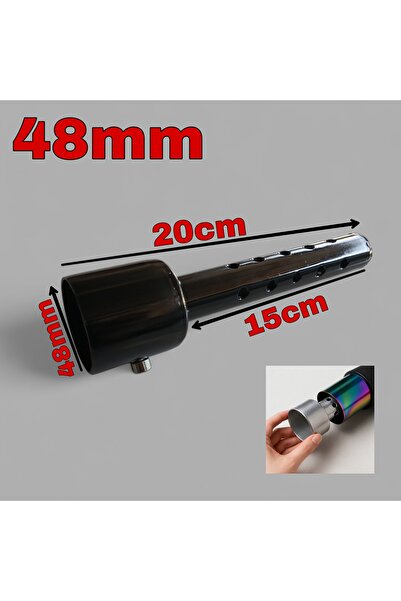 Universal 48 Mm Vidalı Egzoz Susturucu | Db Killer Egzoz Sessizleştirici Aparat
