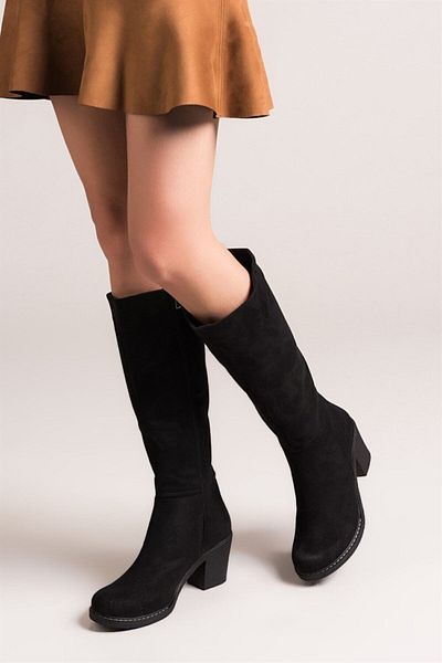Fox Shoes Schwarze Damenstiefel C674250302