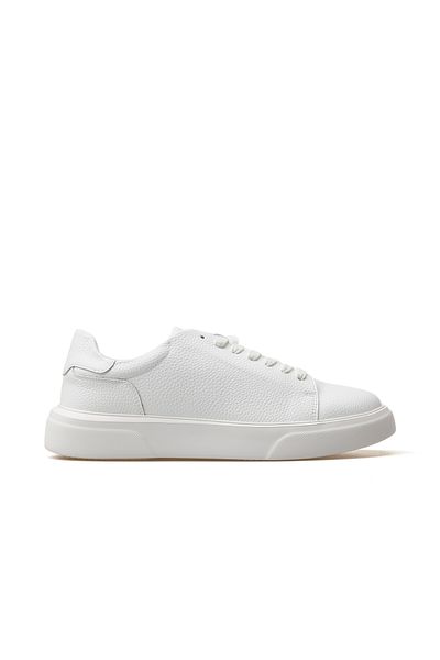 Lufian Pantofi casual Tommy din piele naturală albă pentru bărbați - 25 ani 111230187   M
