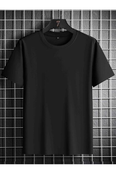 CLAYES Двосторонній футболка з ведмедиком - Чорна футболка з великим принтом та круглим вирізом